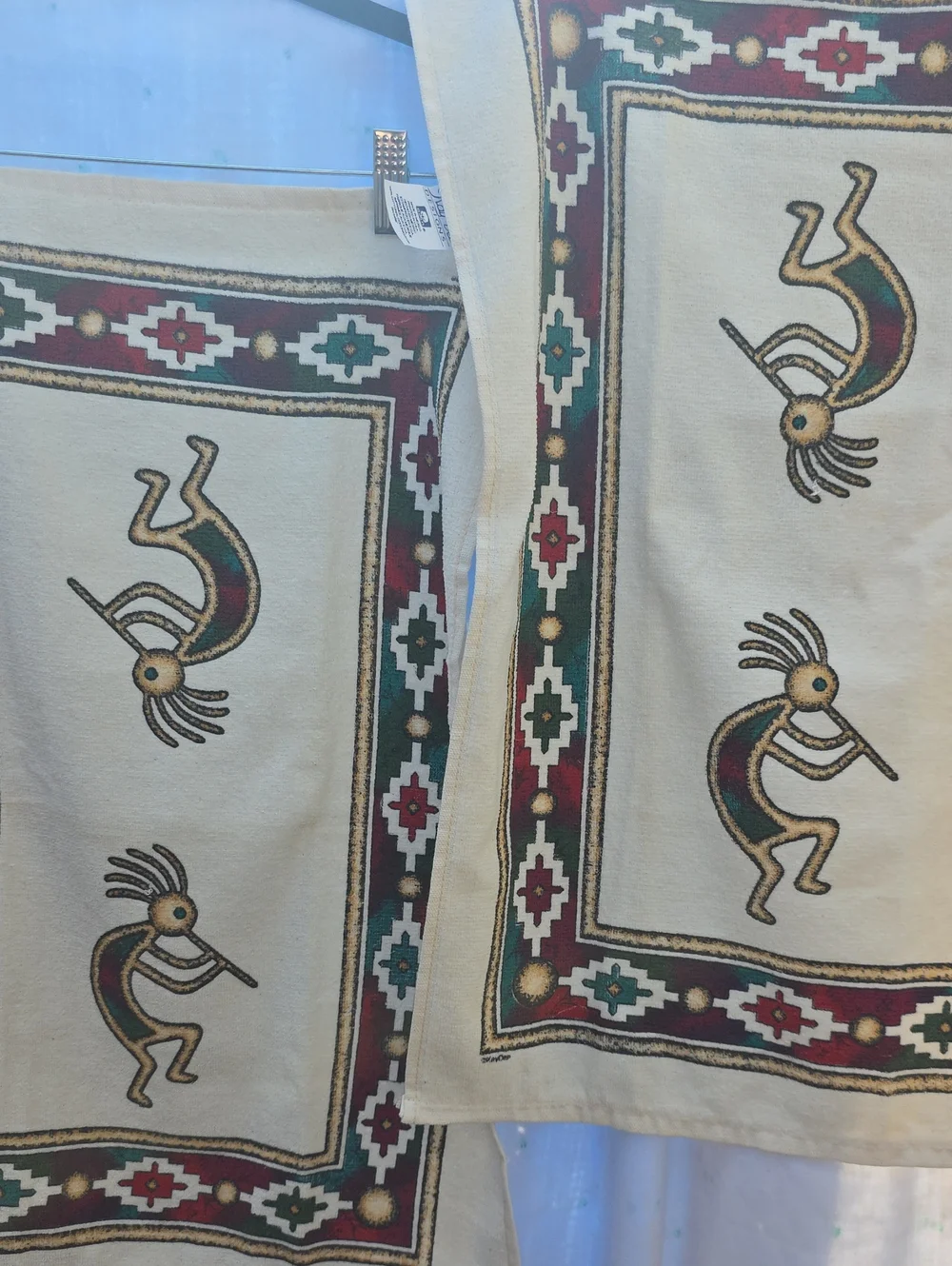 Vintage Kay Dee Designs Kokopelli Tea Towels Set of 2